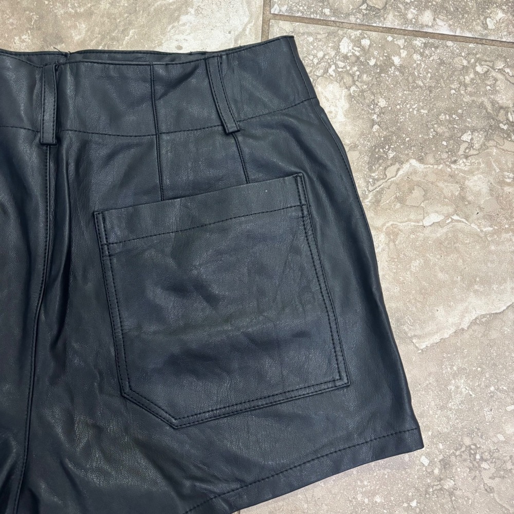 The Colette Faux Leather Shorts by Maeve Sz 27 - Picture 6 of 14